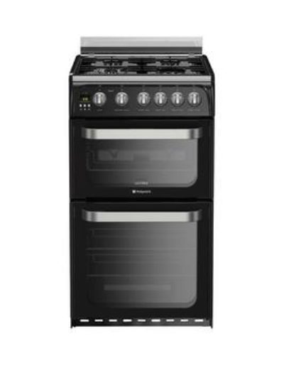 Hotpoint Hug52K 50Cm Double Oven Gas Cooker